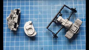 Modellbau Revell Porsche 356 C 1:16 Folge 06 Motor_01 Farben mischen.