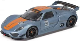Автомобиль Welly Porsche 918 RSR 1:34-39 разноцветный 43651