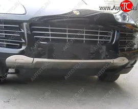 Накладка на передний бампер CT Porsche Cayenne 958 (2010-2014) (Неокрашенная)