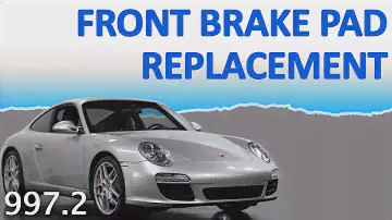 Porsche 997.2 Carrera Front Brake Pad Replacement