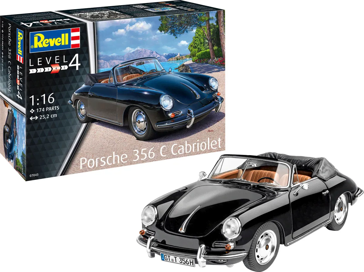 Сборная модель Revell Porsche 356 Convertible, 07043R-0