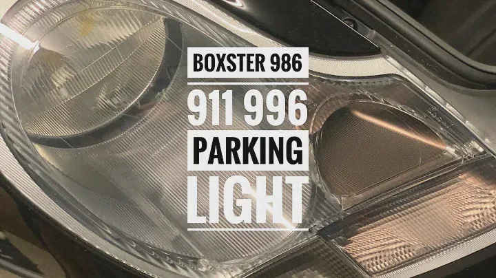 How to Replace Porsche 986 996 Boxster and 911 Headlight and Parking Bulbs