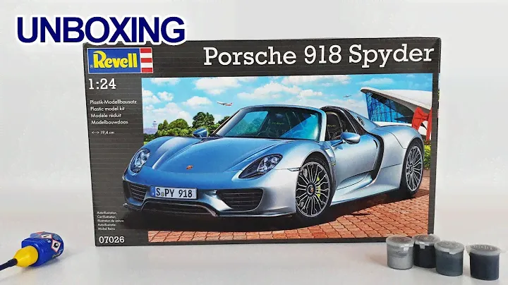 Revell 1/24 Porsche 918 Spyder Model Set | Unboxing