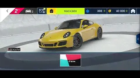 порш 911 наклейка тик тока