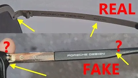 Porsche design sunglasses real vs fake. How to spot original Porsche design eye wear