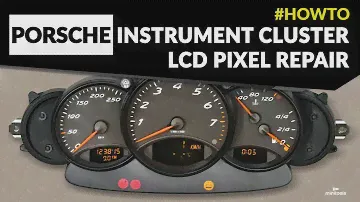 How to repair Porsche 911 996 and Boxster 986 instrument clusters – LCD displays replacement