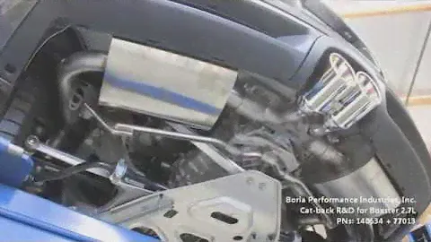 2013 Porsche Boxster Exhaust System Sounds - Borla S-Type - Catback