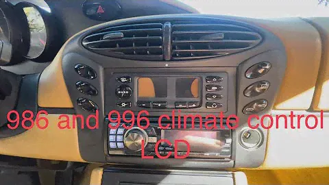 How to replace your climate LCD on a 986 Boxster or 996 911